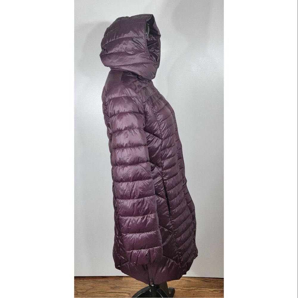 Kenneth Cole New York Zip Puffer Jacket, Purple Women's Size Small, NWT - Picture 4 of 12